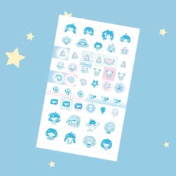 Korea Cute Summer Retro Girl Character Stickers Hand Account Phone Case Notebook Diary Planner Scrapbook DIY Decorative Stickers
