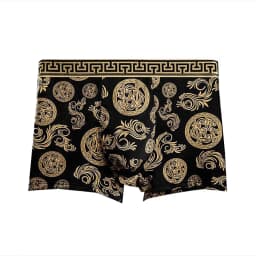 4Pcs/Set Men's Underwear Elastic Boxer Shorts Comfortable Breathable Print Men Underpant Sexy Boys Thin Flat Corner Panties
