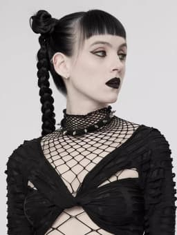 Hollow Out Black Sexy Bodysuits Fishnet Clubwear Long Sleeves Outfits Fashion Slim Chic Summer Y2K Clothes Basic Tights