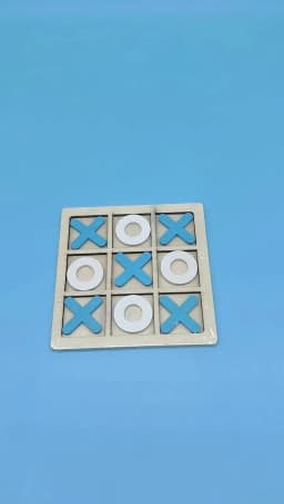 Wooden XO Tic Tac Toe Game Mini Chess Board Interaction Puzzle Training Montessori Educational Toys Gift for Kids Boy Girl