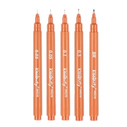 Pigma Micron Fineliner Pens Archival Black Ink Pens,Calligraphy Pens for Writing,Drawing, or Journaling - Assorted Point Sizes