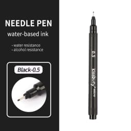 Pigma Micron Fineliner Pens Archival Black Ink Pens,Calligraphy Pens for Writing,Drawing, or Journaling - Assorted Point Sizes