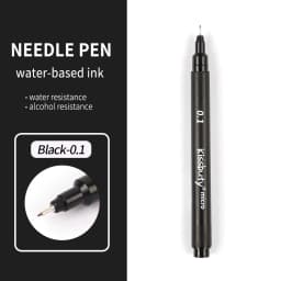 Pigma Micron Fineliner Pens Archival Black Ink Pens,Calligraphy Pens for Writing,Drawing, or Journaling - Assorted Point Sizes