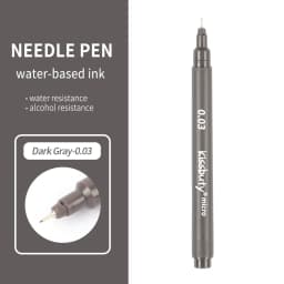 Pigma Micron Fineliner Pens Archival Black Ink Pens,Calligraphy Pens for Writing,Drawing, or Journaling - Assorted Point Sizes