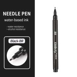 Pigma Micron Fineliner Pens Archival Black Ink Pens,Calligraphy Pens for Writing,Drawing, or Journaling - Assorted Point Sizes