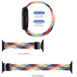 Slim Braided Loop Nylon Strap For Apple Watch 11 10 46/42mm Ultra 3 49mm Bracelet iWatch 9 8 7 6 5 4 SE 45mm 41mm 40mm 44mm Band