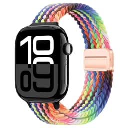 Slim Braided Loop Nylon Strap For Apple Watch 11 10 46/42mm Ultra 3 49mm Bracelet iWatch 9 8 7 6 5 4 SE 45mm 41mm 40mm 44mm Band