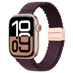 Slim Braided Loop Nylon Strap For Apple Watch 11 10 46/42mm Ultra 3 49mm Bracelet iWatch 9 8 7 6 5 4 SE 45mm 41mm 40mm 44mm Band