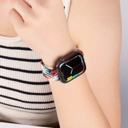 Slim Braided Loop Nylon Strap For Apple Watch 11 10 46/42mm Ultra 3 49mm Bracelet iWatch 9 8 7 6 5 4 SE 45mm 41mm 40mm 44mm Band