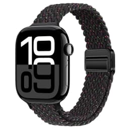 Slim Braided Loop Nylon Strap For Apple Watch 11 10 46/42mm Ultra 3 49mm Bracelet iWatch 9 8 7 6 5 4 SE 45mm 41mm 40mm 44mm Band