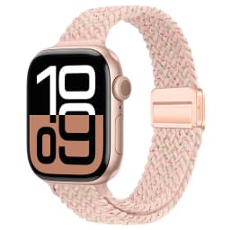 Slim Braided Loop Nylon Strap For Apple Watch 11 10 46/42mm Ultra 3 49mm Bracelet iWatch 9 8 7 6 5 4 SE 45mm 41mm 40mm 44mm Band