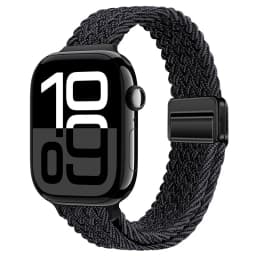 Slim Braided Loop Nylon Strap For Apple Watch 11 10 46/42mm Ultra 3 49mm Bracelet iWatch 9 8 7 6 5 4 SE 45mm 41mm 40mm 44mm Band