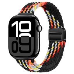 Slim Braided Loop Nylon Strap For Apple Watch 11 10 46/42mm Ultra 3 49mm Bracelet iWatch 9 8 7 6 5 4 SE 45mm 41mm 40mm 44mm Band
