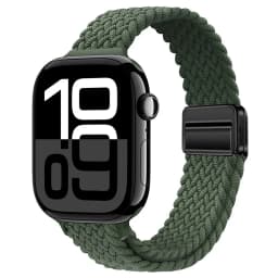 Slim Braided Loop Nylon Strap For Apple Watch 11 10 46/42mm Ultra 3 49mm Bracelet iWatch 9 8 7 6 5 4 SE 45mm 41mm 40mm 44mm Band