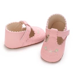 0-18M Baby Girl Princess Shoes Cute Printed Soft Cloth Bottom Anti slip Spring and Autumn Princess Shoes First Step Shoes