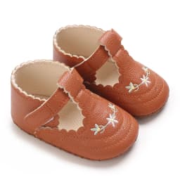 0-18M Baby Girl Princess Shoes Cute Printed Soft Cloth Bottom Anti slip Spring and Autumn Princess Shoes First Step Shoes