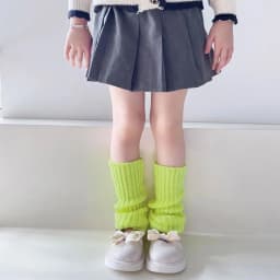 1 Pair Candy Color Children Leg Warmers Korean Sweet Kids Knitted Foot Cover Girls Lolita Style Solid Warm Elastic Tube Socks
