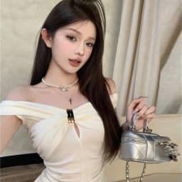 Summer Solid Color Sexy Off Shoulder Tops Lace Up Sleeveless T-Shirt Casual Slim Top Black Short Sleeve Wome