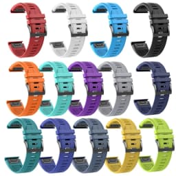 22 26mm Silicone WatchBand for Garmin Fenix 7 7X 8 E 6X 6 Pro 5 5X Plus Epix Gen2 Enduro 3 Instinct 3 Solar Quick Release Strap