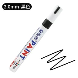 1Pc Colors Permanent Waterproof Marker Car Touch Up Paint Pen Tire Tread Rock Mark Glass CD Tool Artist Paintbrush Office Supply