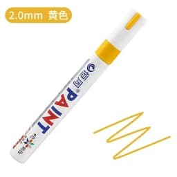 1Pc Colors Permanent Waterproof Marker Car Touch Up Paint Pen Tire Tread Rock Mark Glass CD Tool Artist Paintbrush Office Supply