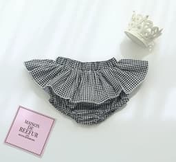 Infant Baby Girls Floral Tutu Skirt Shorts Kids Flower Bloomer Elastic Waist Summer Skorts for Casual Shorts Children Clothes