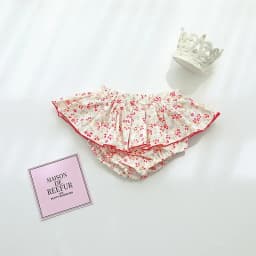 Infant Baby Girls Floral Tutu Skirt Shorts Kids Flower Bloomer Elastic Waist Summer Skorts for Casual Shorts Children Clothes