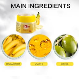 Ultra Moisturizing & Cracked Heel Care With Banana Extract For Dry, Rough Feet Overnight Renewal 20g/bottle
