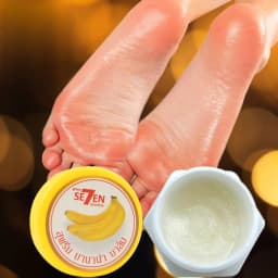 Ultra Moisturizing & Cracked Heel Care With Banana Extract For Dry, Rough Feet Overnight Renewal 20g/bottle