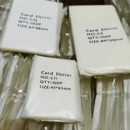 100pcs/set Transparent Card Sleeves Magic Board Game 13Kinds Cards Protector Sleeves