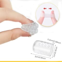 20pcs Toe Protectors Silicone Gel Caps for Corns Calluses Blisters Pain Relief, Soft Toe Sleeves Cushions