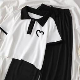 Teenagers Summer Girls Clothing Sets New Fashion Top And Wide Legged Pants 2Pcs Outfits Kids Tracksuit 6-14 Years Kids Clothes
