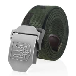 SupSindy New Canvas Belt 3D National Emblem of Ukraine Metal Buckle Jeans Belts for Men Army Military Tactical Belts Male Strap