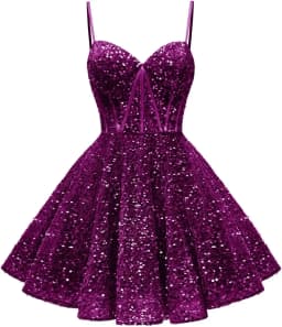 Spaghetti Straps Sequin Homecoming Dress Short Prom Gown with Pockets Evening Party Gowns cocktail dress party mini dresses