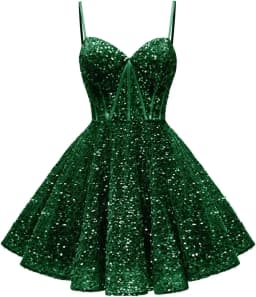 Spaghetti Straps Sequin Homecoming Dress Short Prom Gown with Pockets Evening Party Gowns cocktail dress party mini dresses