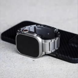 Luxury Titanium Alloy Band For Apple Watch Ultra 2 10 9 8 7 6 5 Metal Bracelet Strap For iWatch 38mm 40 41mm 42mm 45mm 46mm 49mm