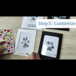 1/5set First Footprints Printing Kit of New-life & Pet Paw Souvenir Supplies for New Parents Keepsakes Memories Gifts Wash-Free