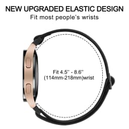 20mm Nylon Band For Garmin Vivoactive 5 3 T Music/Venu 2 Plus SQ 2/Forerunner 645 245 158 55/Vivomove Trend LUXE SPORT Bracelet