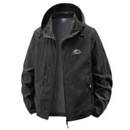 Summer Waterproof Hiking Jackets Men Fishing Cycling Hooded Gym Sports Running Coat Outdoor Sun-Protective Thin Jacket Clothing