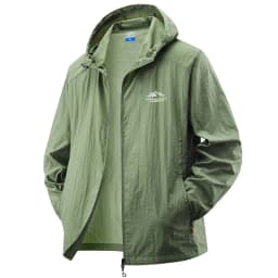Summer Waterproof Hiking Jackets Men Fishing Cycling Hooded Gym Sports Running Coat Outdoor Sun-Protective Thin Jacket Clothing