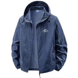 Summer Waterproof Hiking Jackets Men Fishing Cycling Hooded Gym Sports Running Coat Outdoor Sun-Protective Thin Jacket Clothing