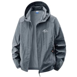 Summer Waterproof Hiking Jackets Men Fishing Cycling Hooded Gym Sports Running Coat Outdoor Sun-Protective Thin Jacket Clothing