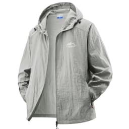 Summer Waterproof Hiking Jackets Men Fishing Cycling Hooded Gym Sports Running Coat Outdoor Sun-Protective Thin Jacket Clothing