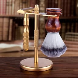 High Quality Men's Safety Razor Storage Bracket Razor Brush Holder Manual Old-fashioned Razor Alloy Knife Holder