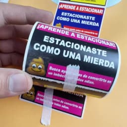 160 Pcs Funny Spanish Parking Warning Stickers , Humorous Car Reminder Labels , Self-Adhesive for Vehicles, Car Stickers