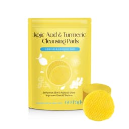 50pcs Turmeric Kojic Acid Cleansing Pads Exfoliating Pads Facial Sponges For Cleansing Exfoliating Daily Cleansing Skin Care