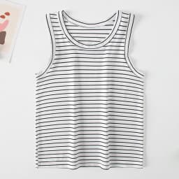 1/2/3 Pcs Children's Four Seasons Joker Striped Vest Boy Leisure Sports Comfortable Bottoming Shirt Girl Thin Cute Multicolor T