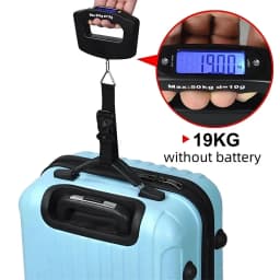 Portable Scale Digital LCD Display 110lb/50kg Electronic Luggage Hanging Hook Suitcase Travel Baggage Bag Weight Balance Tools