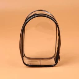 For 15cm Labubu v2 sitting party cotton doll crossbody pain bag pvc storage bag hairball Dolls Display Bag (No dolls)
