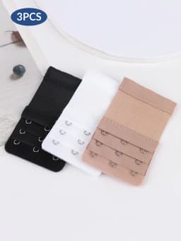3pcs 3hook bra strap extenders, comfortable adjustable bra straps, no bra look, ladies lingerie and underwear accessories